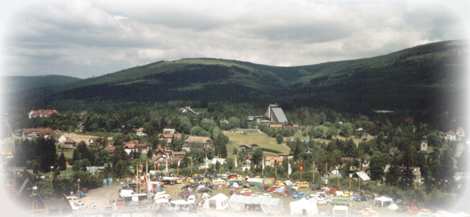 Harrachov - sraz brouků VW